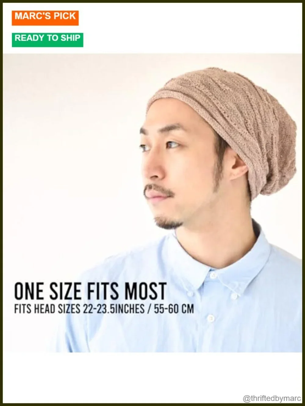 Slouchy Summer Beanie, Lightweight Cotton Slouch Hat, Unisex Knit Cap
